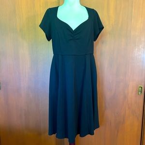 Torrid Black Sweetheart Neckline Dress